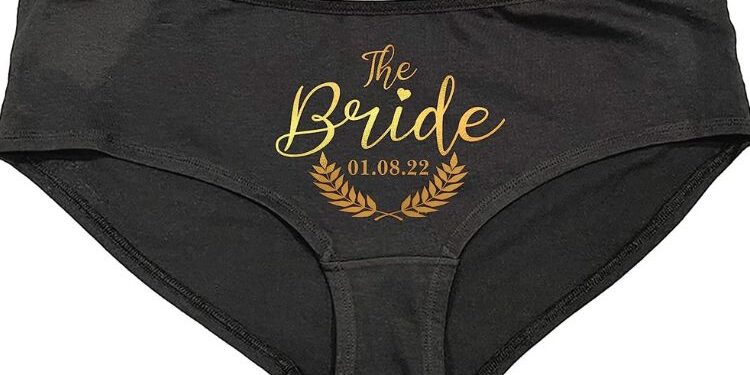 Funny Underwear For The Bride